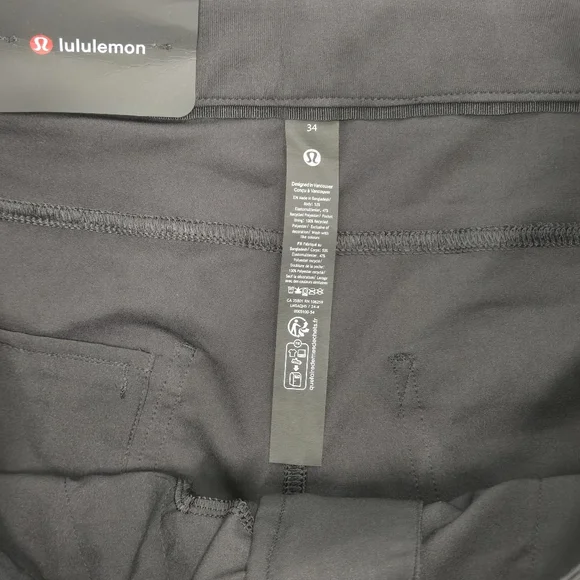 NWT Lululemon Men’s ABCClassic- Fit 5 Pkt Pants SZ 34 X 30 (30 L)Warpstreme